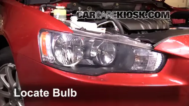 2012 Mitsubishi Lancer SE 2.4L 4 Cyl. Lights Parking Light (replace bulb)